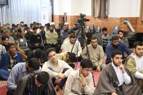 تصاویر| درس اخلاق مدرسه علمیه منصوریه