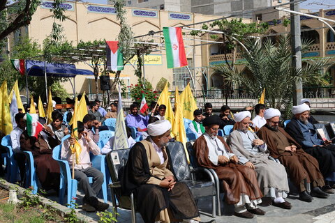 اجتماع بزرگ طلاب و روحانیون زاهدان در حمایت از مردم مظلوم غزه