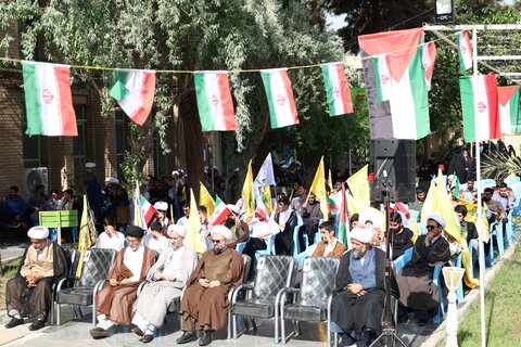 اجتماع بزرگ طلاب و روحانیون زاهدان در حمایت از مردم مظلوم غزه
