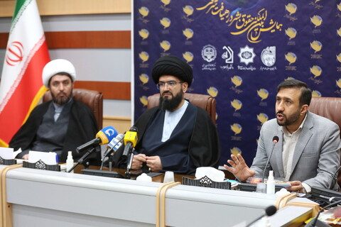 تصاویر/ نشست خبری همایش بین‌المللی حقوق بشر در رهیافت شرقی