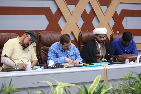 تصاویر/ نشست خبری همایش بین‌المللی حقوق بشر در رهیافت شرقی