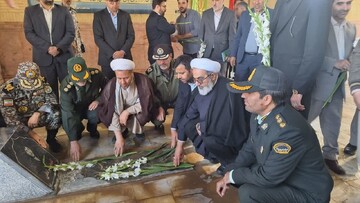 حضور رئیس سازمان قضائی نیروهای مسلح کشور در کبودراهنگ+عکس