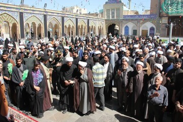 فیلم | مراسم دسته عزاداری به مناسبت سالروز وفات حضرت عبدالعظیم الحسنی (ع)