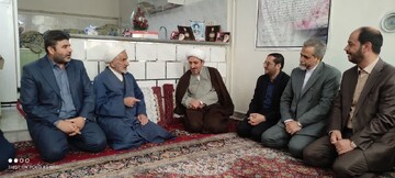 تجلیل رئیس مرکز حفاظت و اطلاعات قوه قضائیه از خانواده شهیدان صدوقی