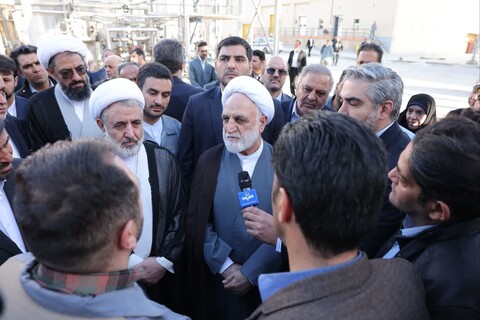 تصاویر / بازدید رئیس قوه قضاییه از کارخانه «صنایع پتروشیمی هگمتانه»