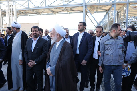 تصاویر / بازدید رئیس قوه قضاییه از کارخانه «صنایع پتروشیمی هگمتانه»