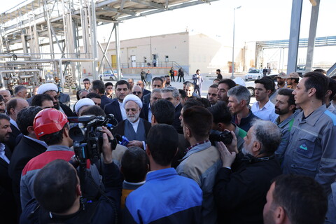 تصاویر / بازدید رئیس قوه قضاییه از کارخانه «صنایع پتروشیمی هگمتانه»