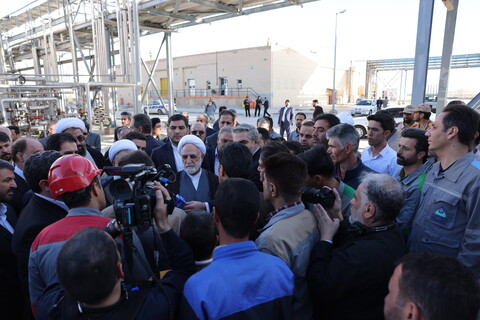 تصاویر / بازدید رئیس قوه قضاییه از کارخانه «صنایع پتروشیمی هگمتانه»