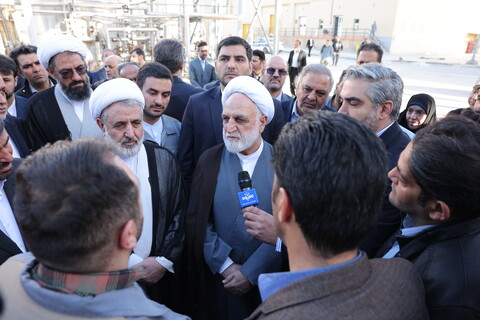 تصاویر / بازدید رئیس قوه قضاییه از کارخانه «صنایع پتروشیمی هگمتانه»