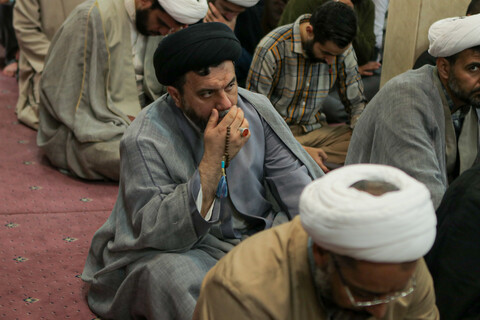 نشست علما و طلاب حوزه علمیه همدان با حجت الاسلام عبداللهی