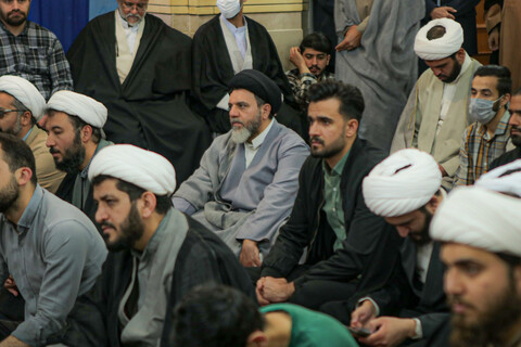 نشست علما و طلاب حوزه علمیه همدان با حجت الاسلام عبداللهی