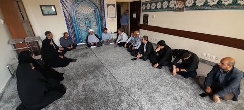 تصاویر / حضور امام جمعه شهرستان آبیک در مجتمع ادارات