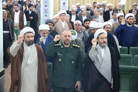 تصاویر / همایش تکریم علماء و روحانیون عرصه جهاد تبیین