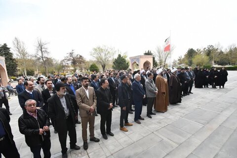 تصاویر/  تجمع دانشگاهیان دانشگاه ارومیه در حمایت از جبهه مقاومت