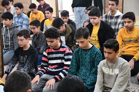 تصاویر/ حضور امام جمعه خوی در جمع دانش آموزان