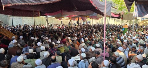 انجمنِ شرعی شیعیانِ جموں وکشمیر کے تحت شہادتِ امام صادق علیہ السّلام کی مناسبت سے عظیم الشان مجلسِ عزاء منعقد