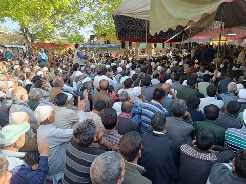 انجمنِ شرعی شیعیانِ جموں وکشمیر کے تحت شہادتِ امام صادق علیہ السّلام کی مناسبت سے عظیم الشان مجلسِ عزاء منعقد