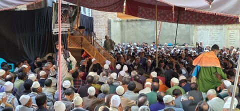 انجمنِ شرعی شیعیانِ جموں وکشمیر کے تحت شہادتِ امام صادق علیہ السّلام کی مناسبت سے عظیم الشان مجلسِ عزاء منعقد