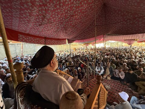 انجمنِ شرعی شیعیانِ جموں وکشمیر کے تحت شہادتِ امام صادق علیہ السّلام کی مناسبت سے عظیم الشان مجلسِ عزاء منعقد