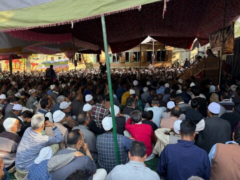 انجمنِ شرعی شیعیانِ جموں وکشمیر کے تحت شہادتِ امام صادق علیہ السّلام کی مناسبت سے عظیم الشان مجلسِ عزاء منعقد