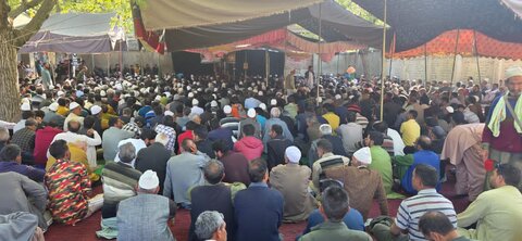 انجمنِ شرعی شیعیانِ جموں وکشمیر کے تحت شہادتِ امام صادق علیہ السّلام کی مناسبت سے عظیم الشان مجلسِ عزاء منعقد