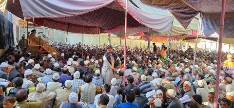 انجمنِ شرعی شیعیانِ جموں وکشمیر کے تحت شہادتِ امام صادق علیہ السّلام کی مناسبت سے عظیم الشان مجلسِ عزاء منعقد