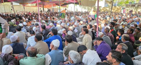 انجمنِ شرعی شیعیانِ جموں وکشمیر کے تحت شہادتِ امام صادق علیہ السّلام کی مناسبت سے عظیم الشان مجلسِ عزاء منعقد