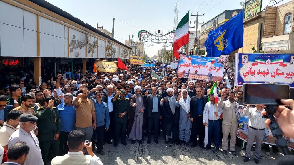 راهپیمایی مردم غیور زابل