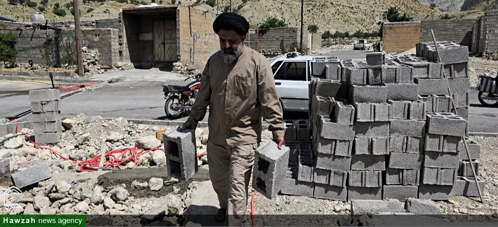 فعالیت گروه جهادی شهید پیش بین شهرستان صیدون در منطقه تنگ چویل