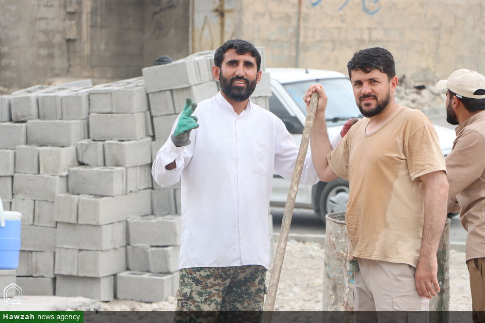 فعالیت گروه جهادی شهید پیش بین شهرستان صیدون در منطقه تنگ چویل