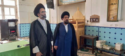 تصاویر/ درس اخلاق ججت‌الاسلام والمسلمین حسینی در مدرسه علمیه آیت‌‎الله مدنی کاشانی(ره)