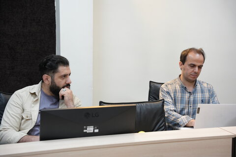 تصاویر نشست خبری حجت الاسلام و المسلمین رحیمی صادق در خصوص بازدید آیت الله اعرافی از حوزه علمیه استان تهران