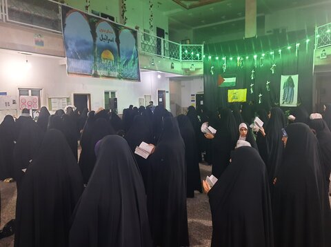 ندای استغاثه بانوان برازجانی در حمایت از مردم غزه
