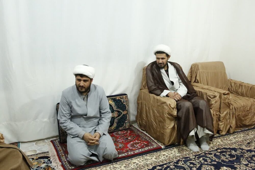 حضور و سرکشی امام جمعه اسدآباد از طلاب