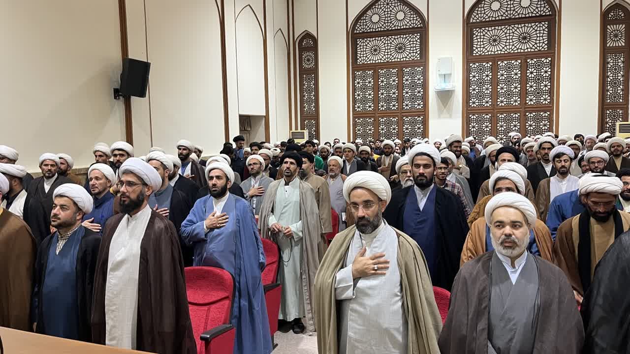 تصاویر/ مراسم گردهمایی مدیران و طلاب جهادی مدارس علمیه گلستان