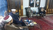 وفد الهيئة الإسلامية الفلسطينية يزور مكتبَ آية الله اليعقوبي في بيروت
