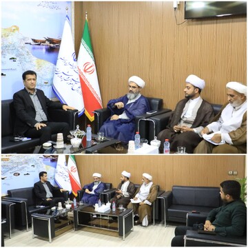 دیدار مدیر حوزه علمیه و مدیرکل آموزش و پرورش استان هرمزگان