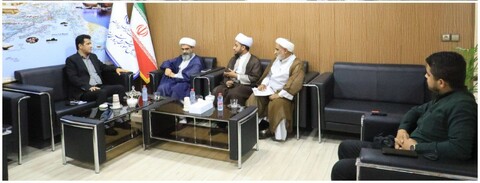 تصاویر/دیدار مدیر حوزه علمیه با مدیرکل آموزش و پرورش هرمزگان