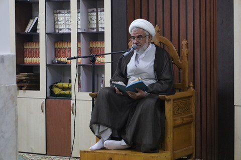 تصاویر/درس اخلاق طلاب مدرسه علمیه النبی(ص) بندرعباس