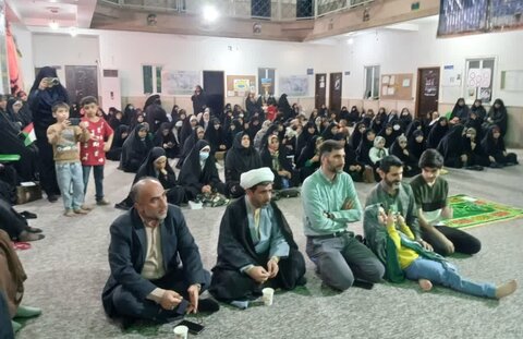 تصاویر/ نیایش و استغاثه بانوان دشتستانی برای نجات مردم غزه