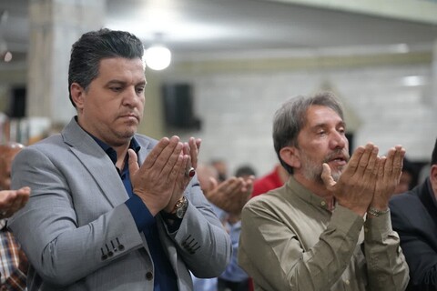 مراسم استغاثه و دعا برای مردم مظلوم فلسطین