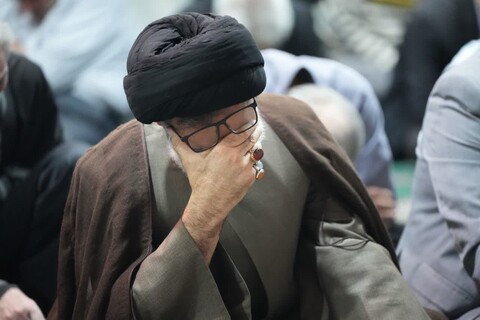 مراسم استغاثه و دعا برای مردم مظلوم فلسطین