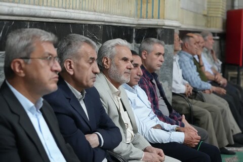 مراسم استغاثه و دعا برای مردم مظلوم فلسطین