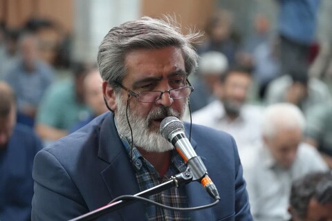 مراسم استغاثه و دعا برای مردم مظلوم فلسطین