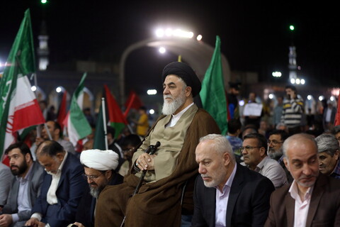 تصاویر/ اجتماع بزرگ مردمی «أنا علی العهد»