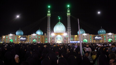 تصاویر/ اجتماع بزرگ مردمی «أنا علی العهد»