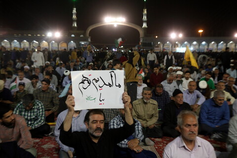 تصاویر/ اجتماع بزرگ مردمی «أنا علی العهد»