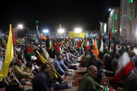 تصاویر/ اجتماع بزرگ مردمی «أنا علی العهد»