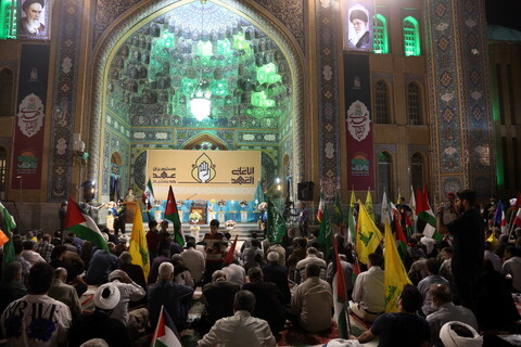 تصاویر/ اجتماع بزرگ مردمی «أنا علی العهد»