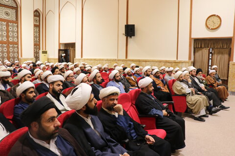 مراسم گردهمایی مدیران و طلاب جهادی مدارس علمیه گلستان
